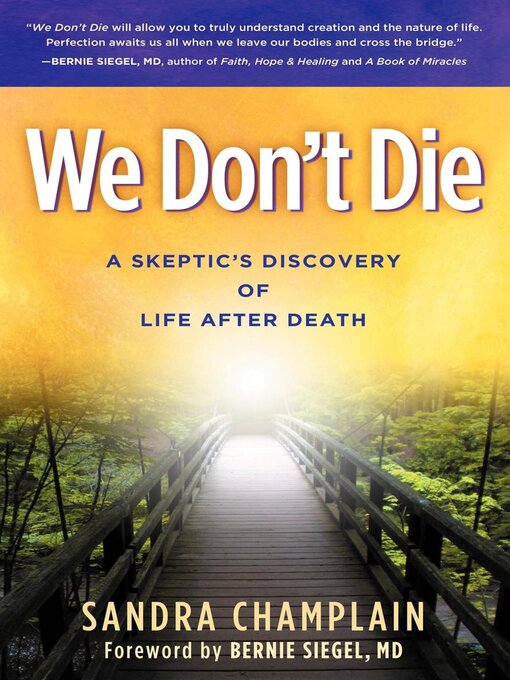 Title details for We Don't Die by Sandra Champlain - Available
